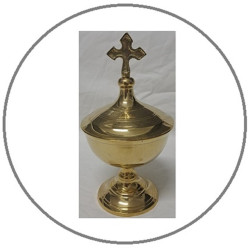 Brass Ciborium 150 ml with lid